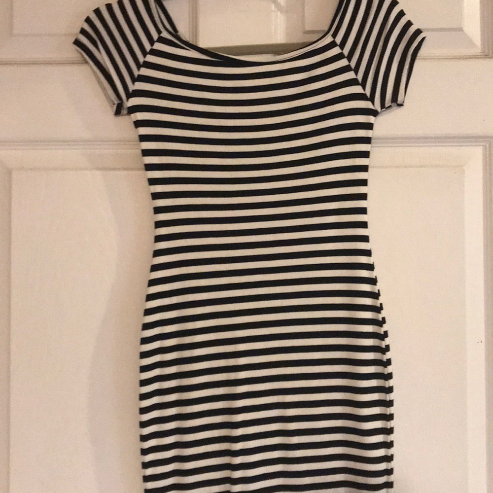Black and white dress